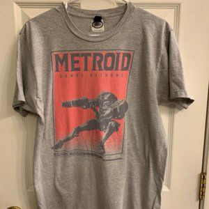 Nintendo Metroid Grey T Shirt Mens Size Large